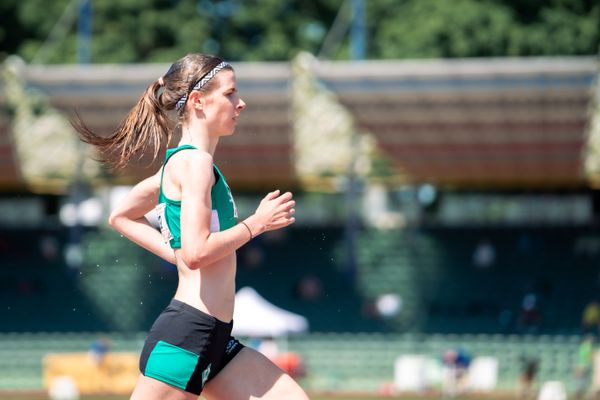 Carolin Kirtzel (SV Werder Bremen) ueber 500m m 03.07.2022 waehrend den NLV+BLV Leichtathletik-Landesmeisterschaften im Jahnstadion in Goettingen (Tag 1)